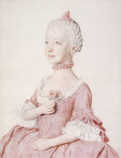 Portrait of Maria Carolina of Austria by Jean Étienne Liotard